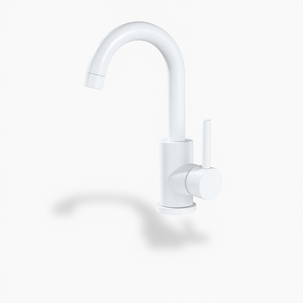 Robinet salle de bain design – Inox brossé moderne
