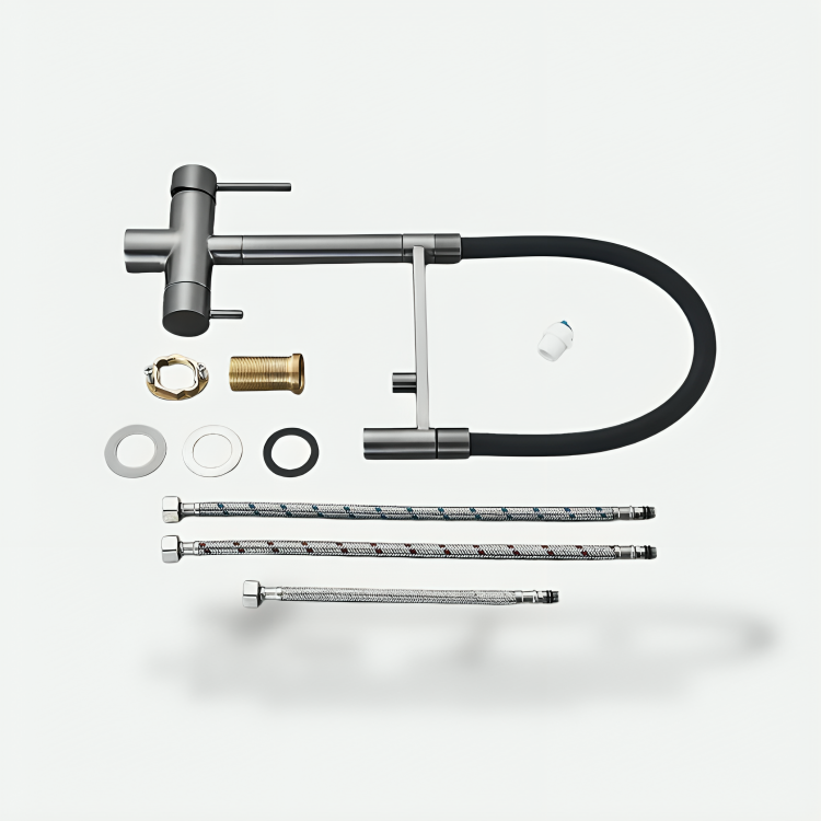 Robinet cuisine douchette  – Purification & eau chaude/froide