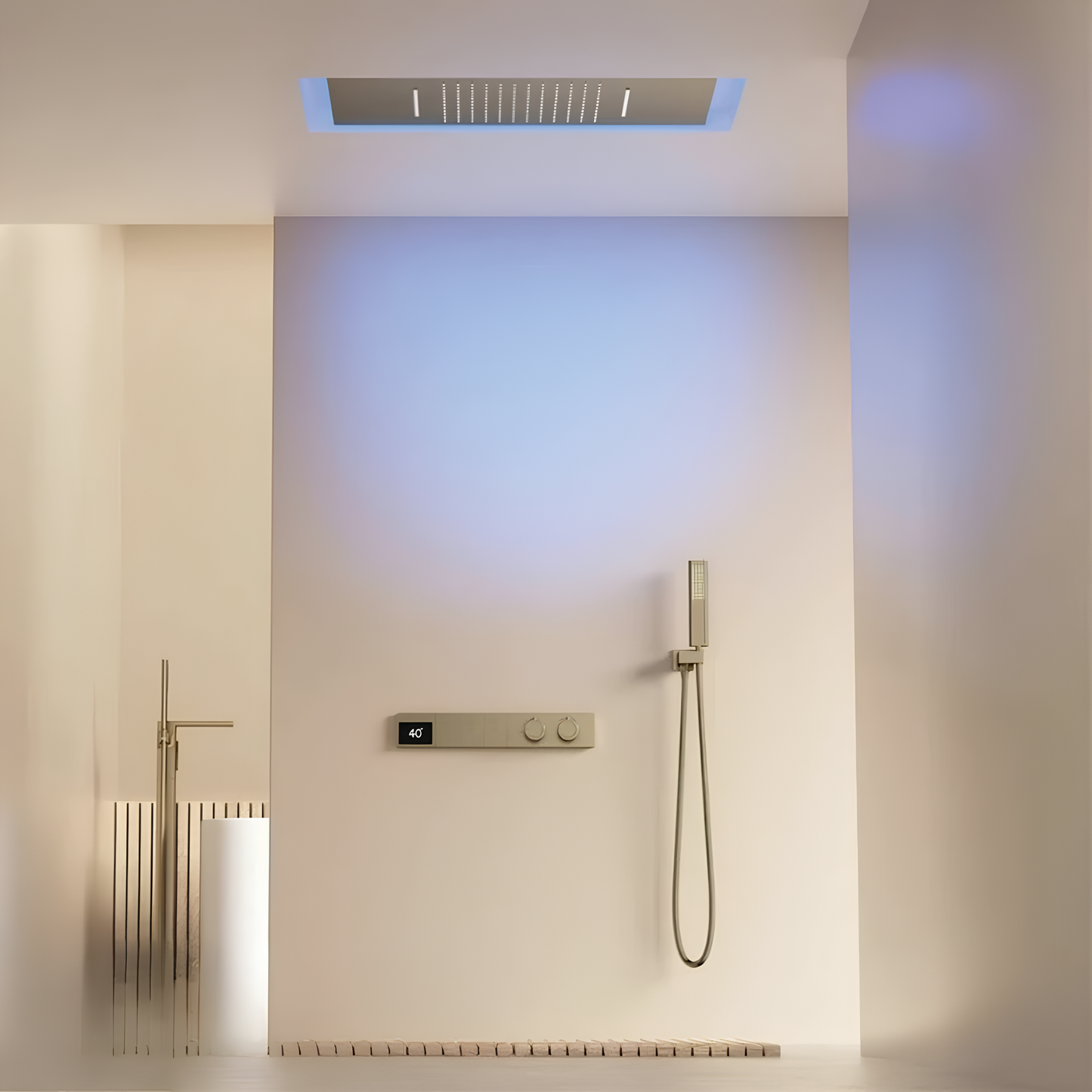Colonne de Douche Encastrée Thermostatique Digital