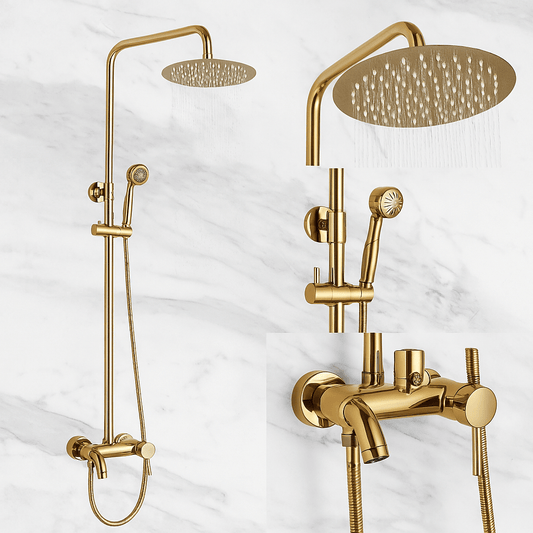 Colonne de Douche Dorée Moderne