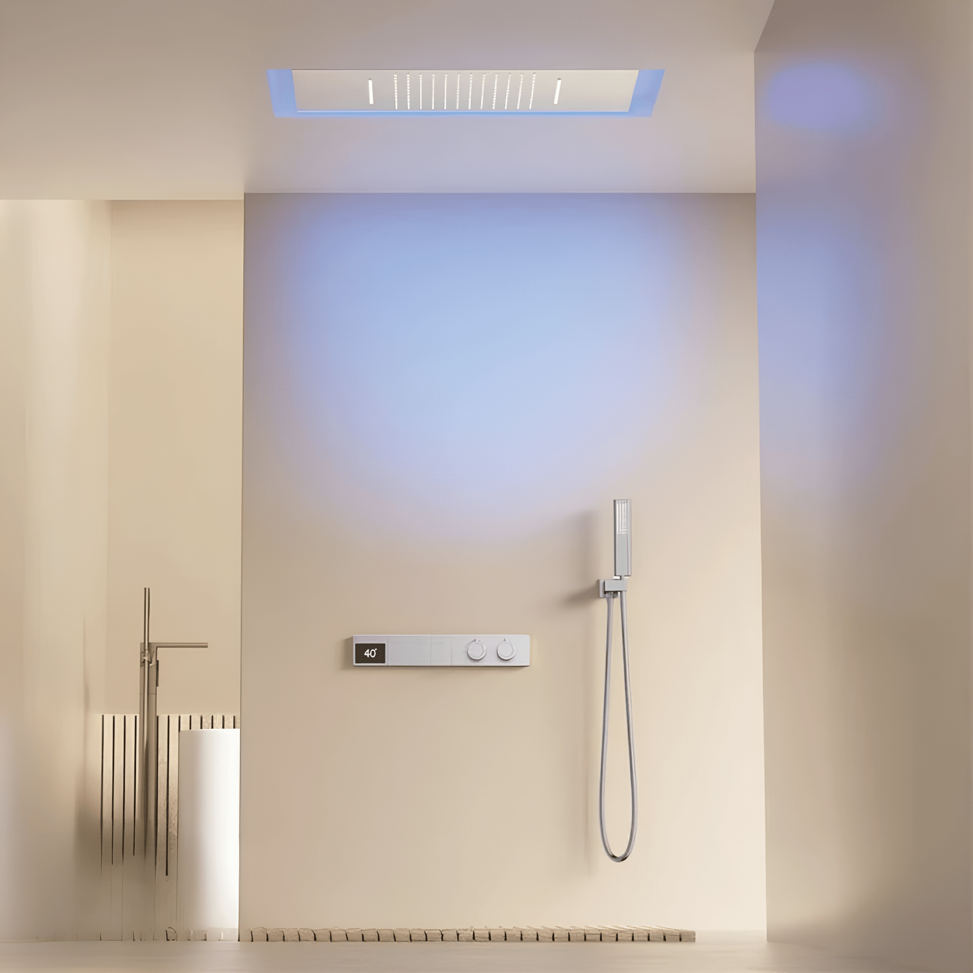 Colonne de Douche Encastrée Thermostatique Digital