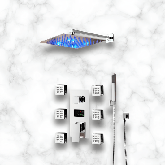 Colonne de Douche Hydromassante LED