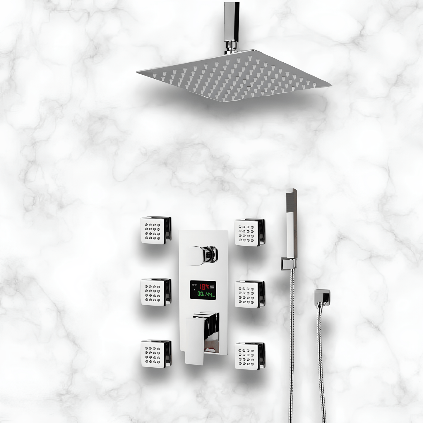 Colonne de Douche Hydromassante LED