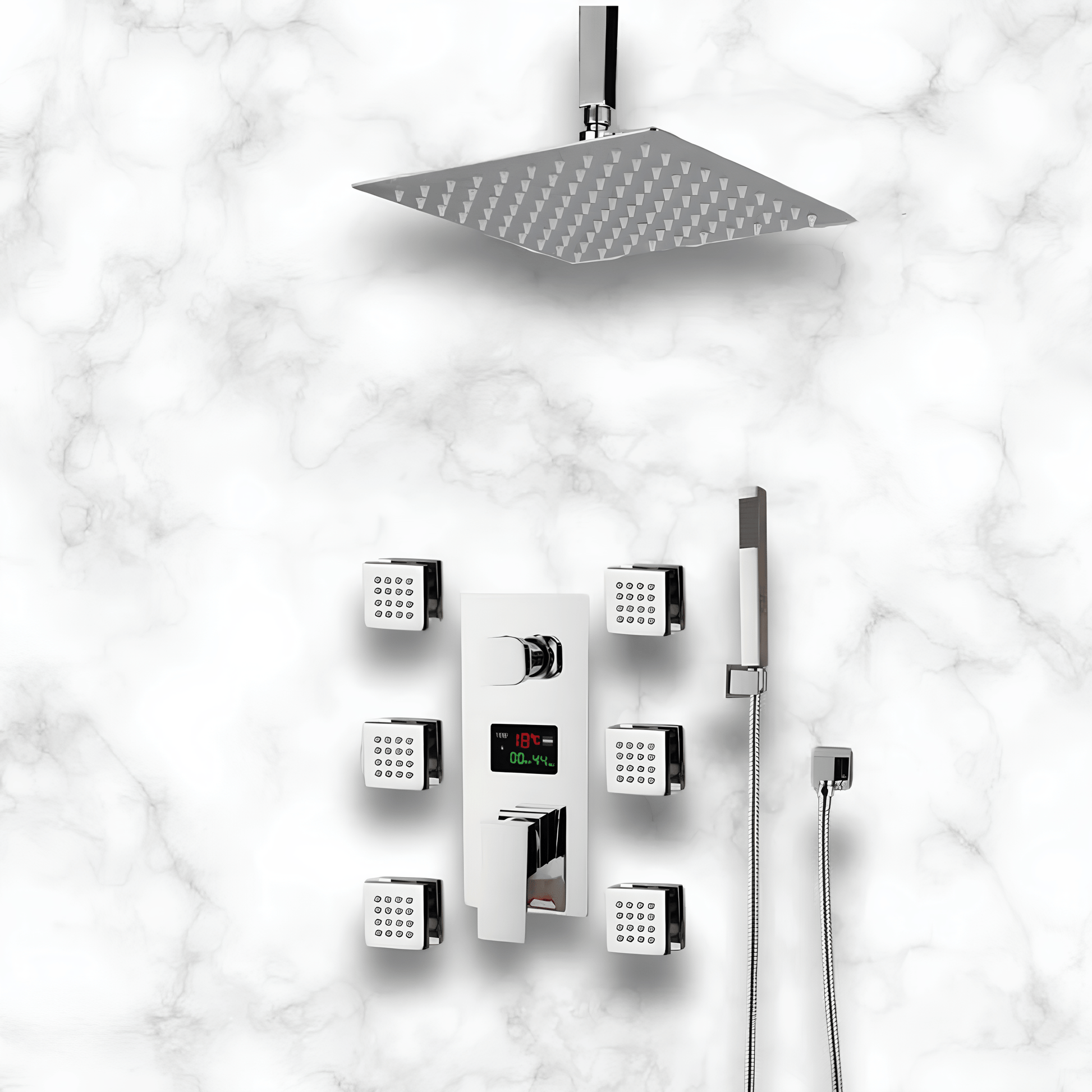 Colonne de Douche Hydromassante LED