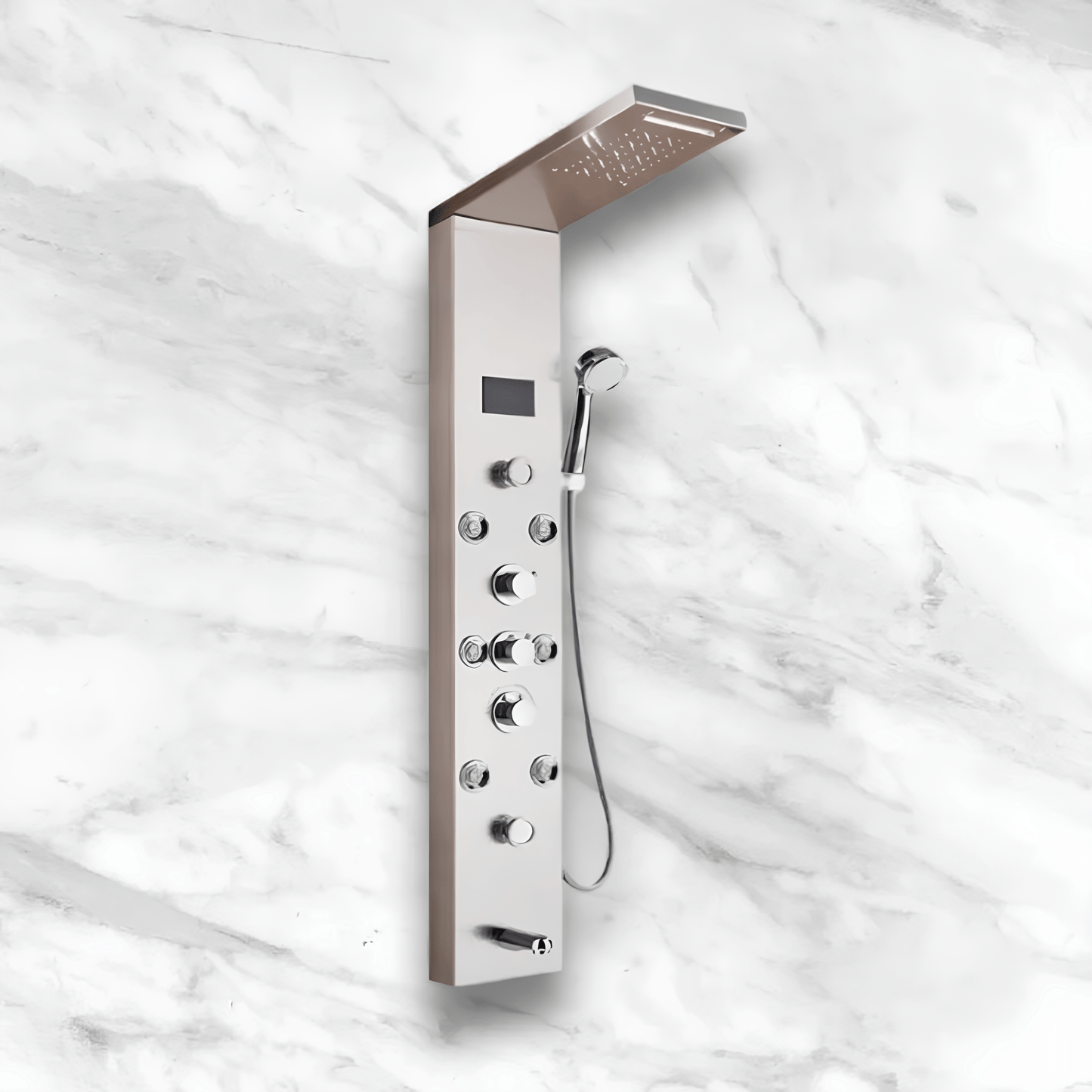 Colonne de Douche Hydromassante LED 6 Modes et Affichage Digital