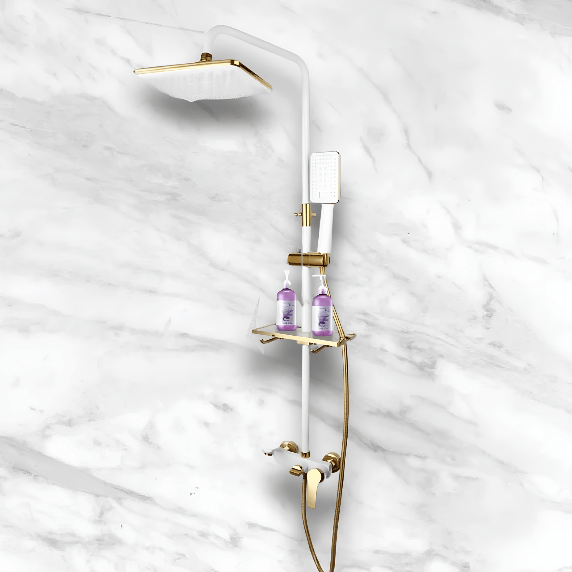 Colonne de Douche Noire et Blanche