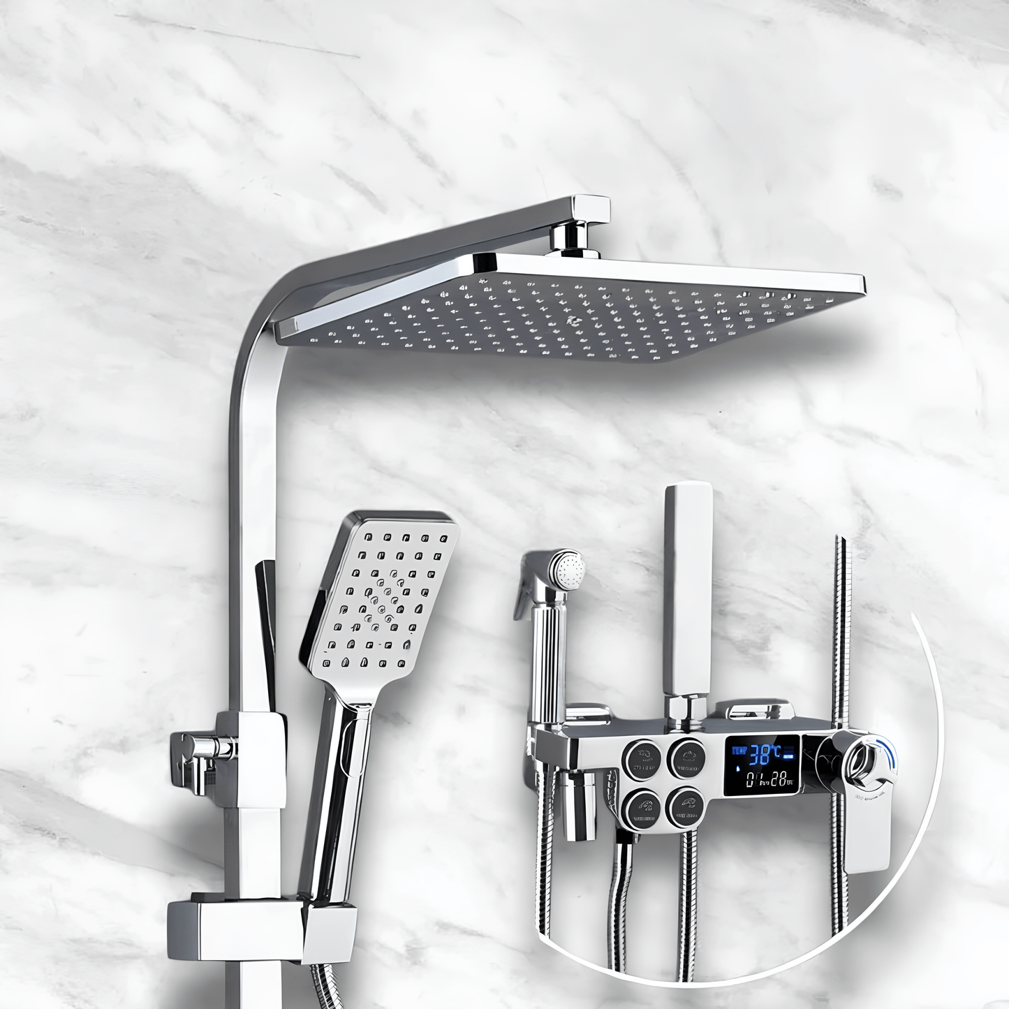 Colonne de Douche Thermostatique Chaud/Froid