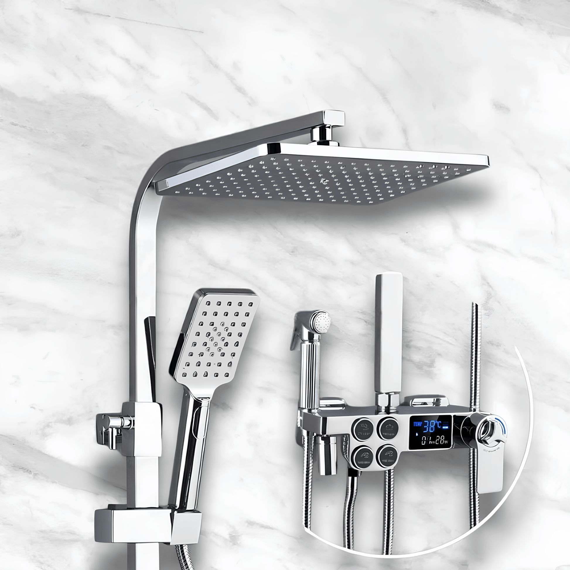 Colonne de Douche Thermostatique Chaud/Froid