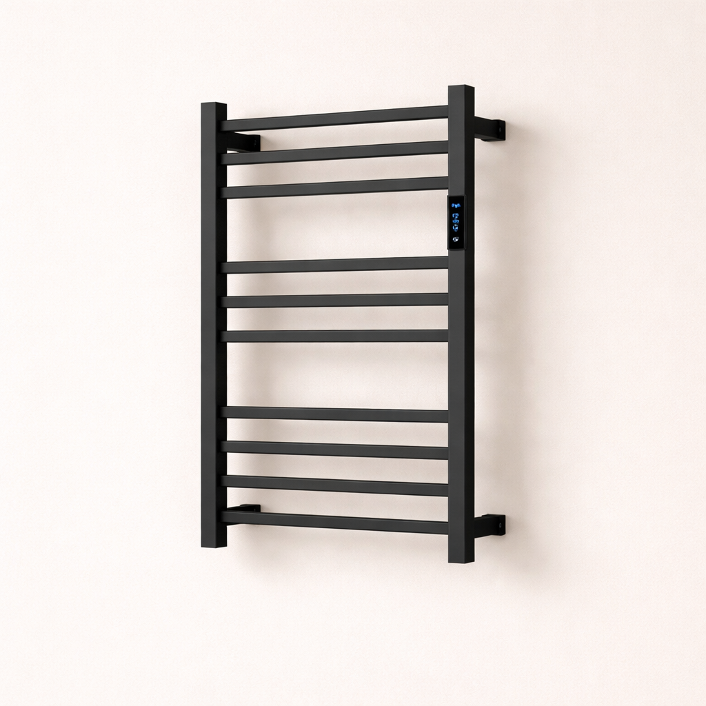 Porte-serviette Chauffant Électrique Mural - Acier Inox 304 - Programmable & Intelligent
