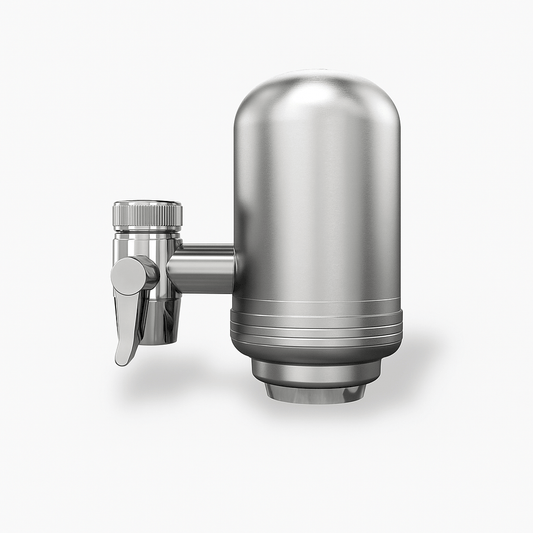 Filtre robinet eau potable acier inoxydable | Charbon actif 5 couches