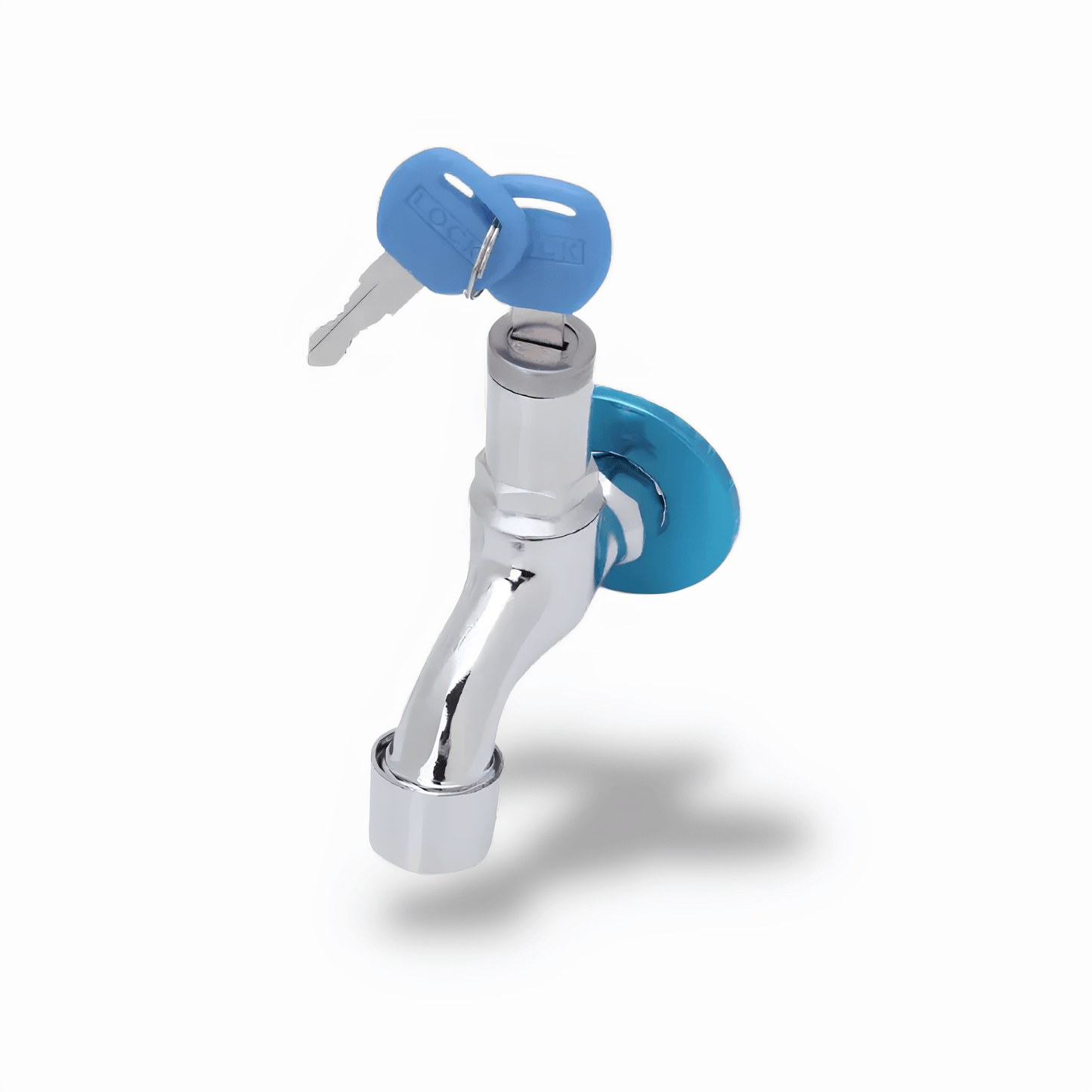 Robinet antivol G1/2" en laiton avec clé – Fixation murale extérieure