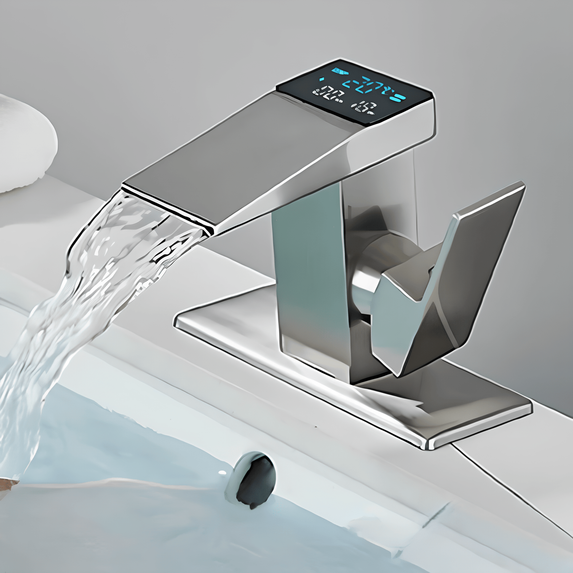 Robinet de lavabo LED température – Robinet intelligent Ferond