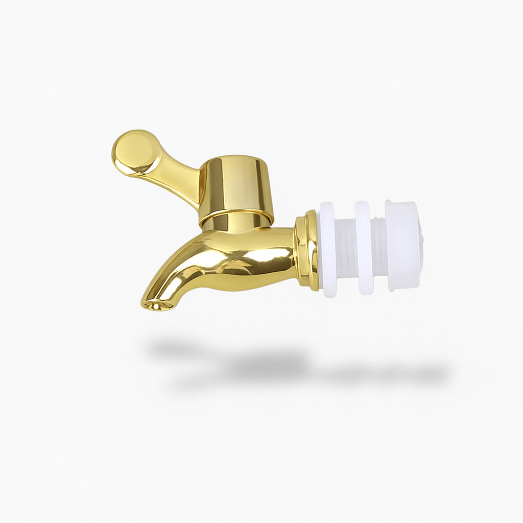 Robinet doré 17mm anti-fuite pour distributeur 