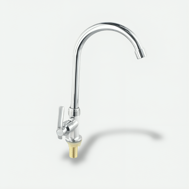 Robinet évier cuisine inox à levier unique | Robinetterie pro