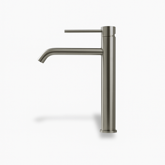 Robinet lavabo or rose brossé – mitigeur haut moderne salle de bain