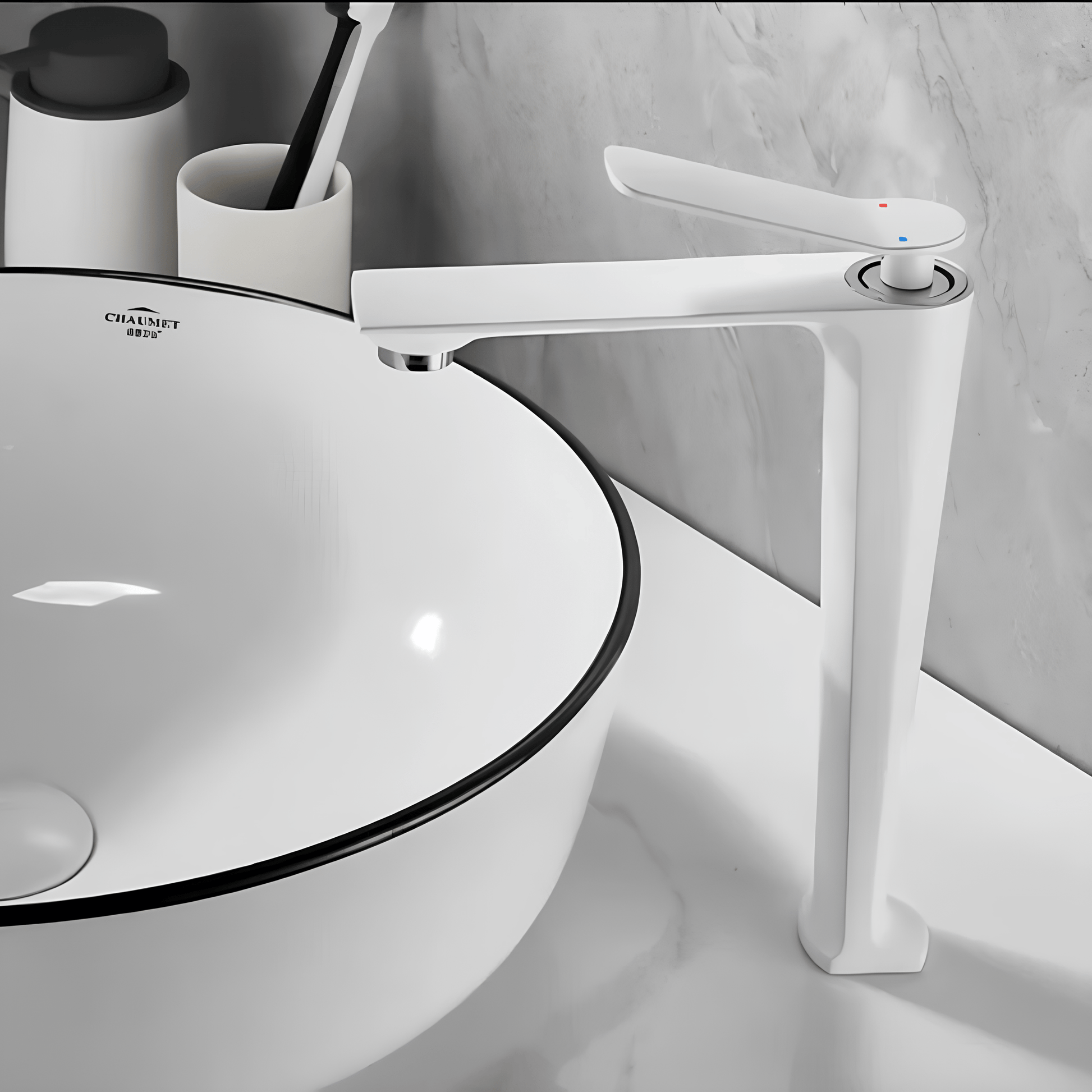 Robinet rose salle de bain – Mitigeur design en laiton ponté