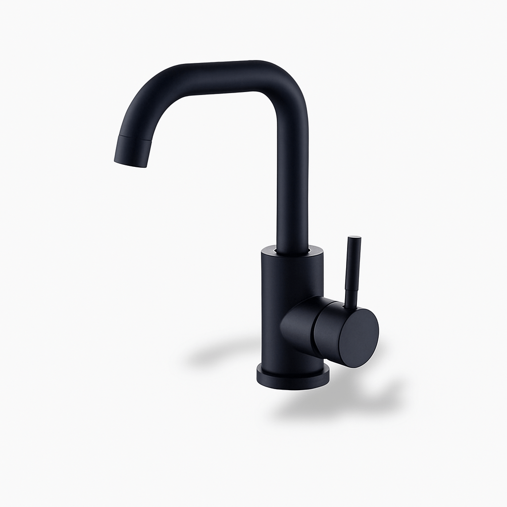 Robinet salle de bain design – Inox brossé moderne